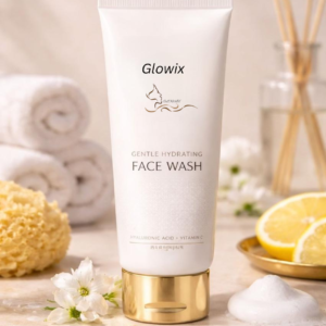 Glowix face wash bottle for smooth and glowing skin